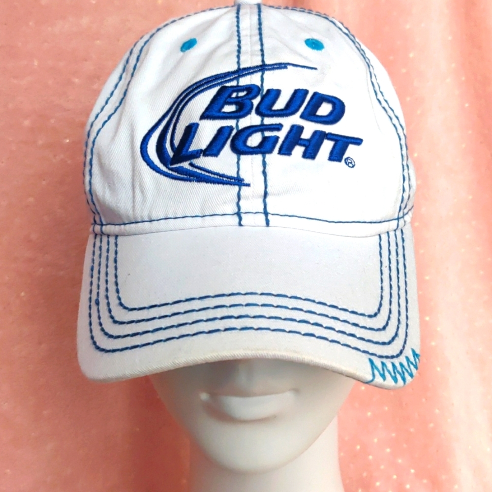 Bud Light Adjustable Back Cap/Hat - image 1